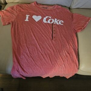 Red I Love Coke T-Shirt